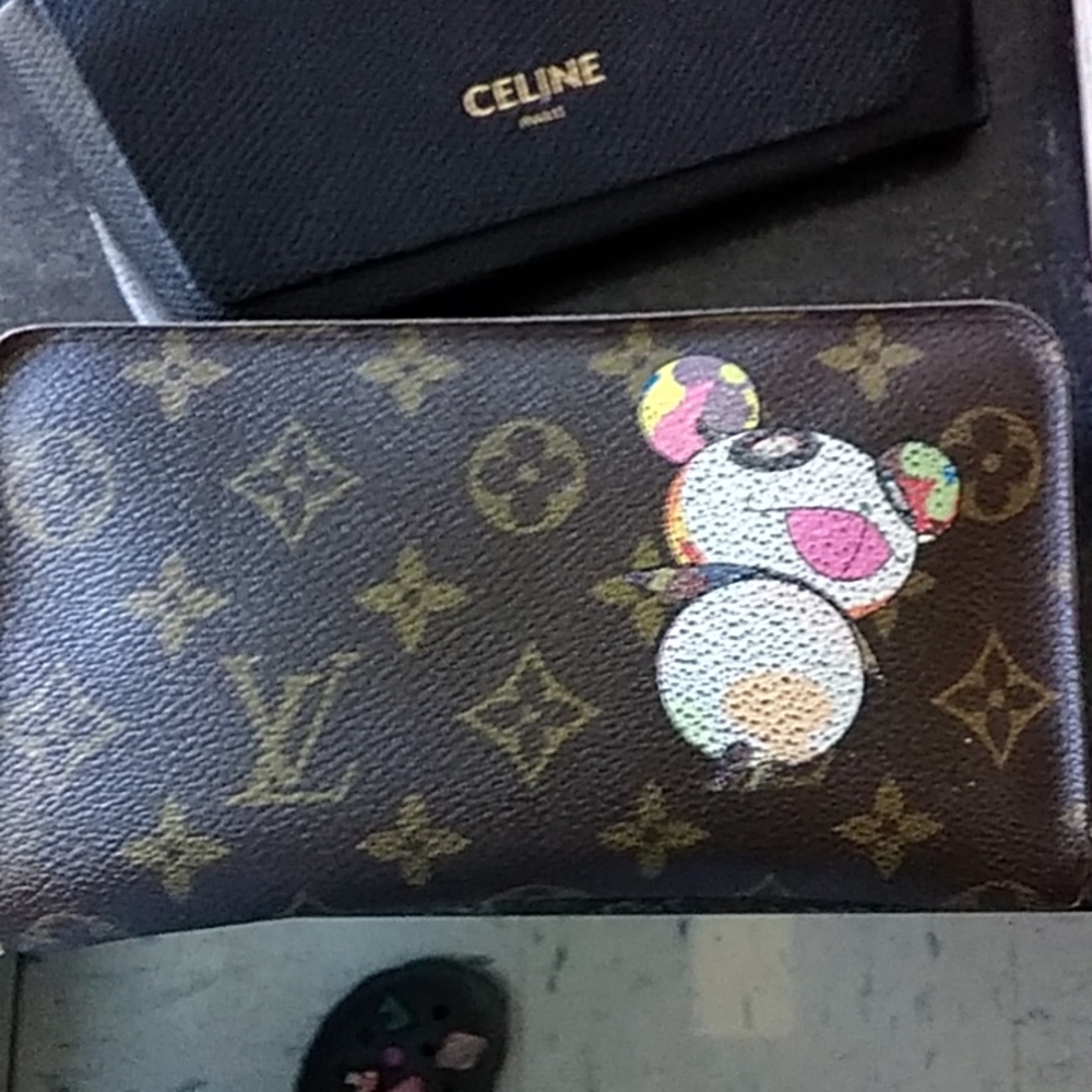 Louis Vuitton x takashi murakami panda wallet
